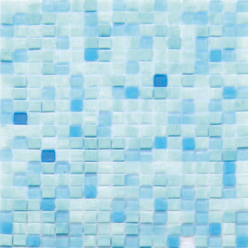 Apollo Tile Mingles White and Blue 11-1/2-in x 11-1/2-in Glossy Glass Uniform Squares Floor and Wall Tile (18.69-sq. ft/ Carton)