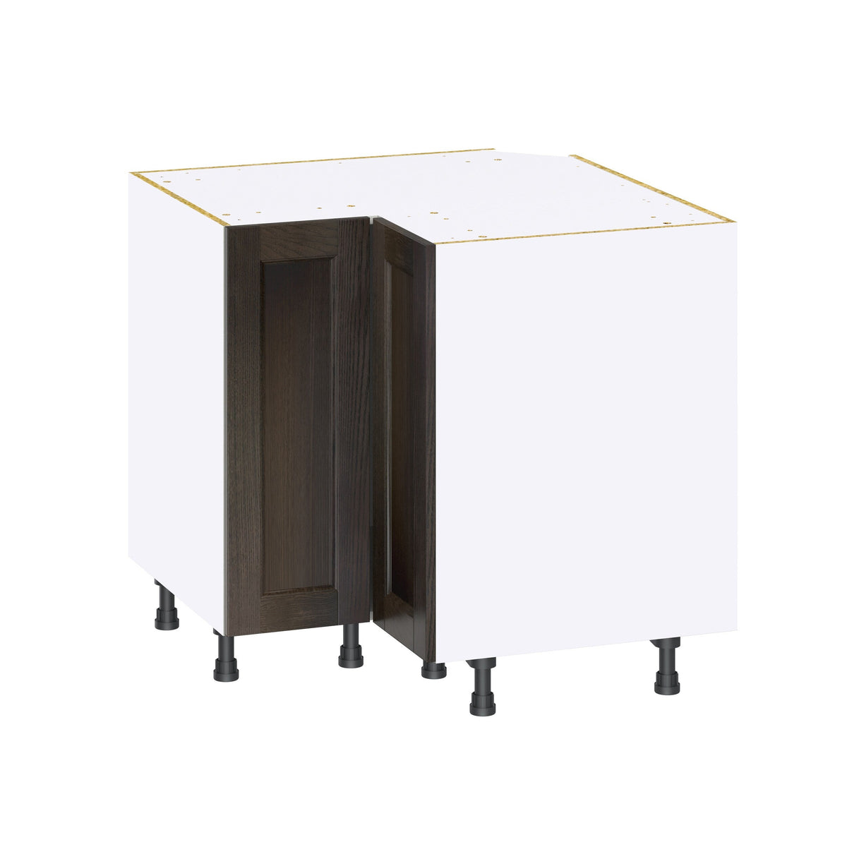 Hugo&Borg Montclaire 36-in W x 34.5-in H x 36-in D Wood Lazy Susan Corner Base Fully Assembled Cabinet (Recessed Panel Shaker Style)