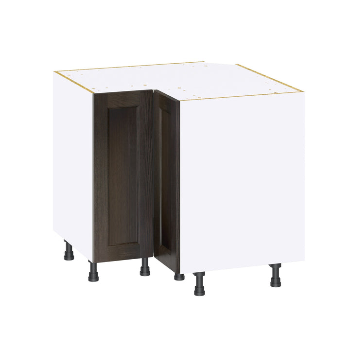 Hugo&Borg Montclaire 36-in W x 34.5-in H x 36-in D Wood Lazy Susan Corner Base Fully Assembled Cabinet (Recessed Panel Shaker Style)