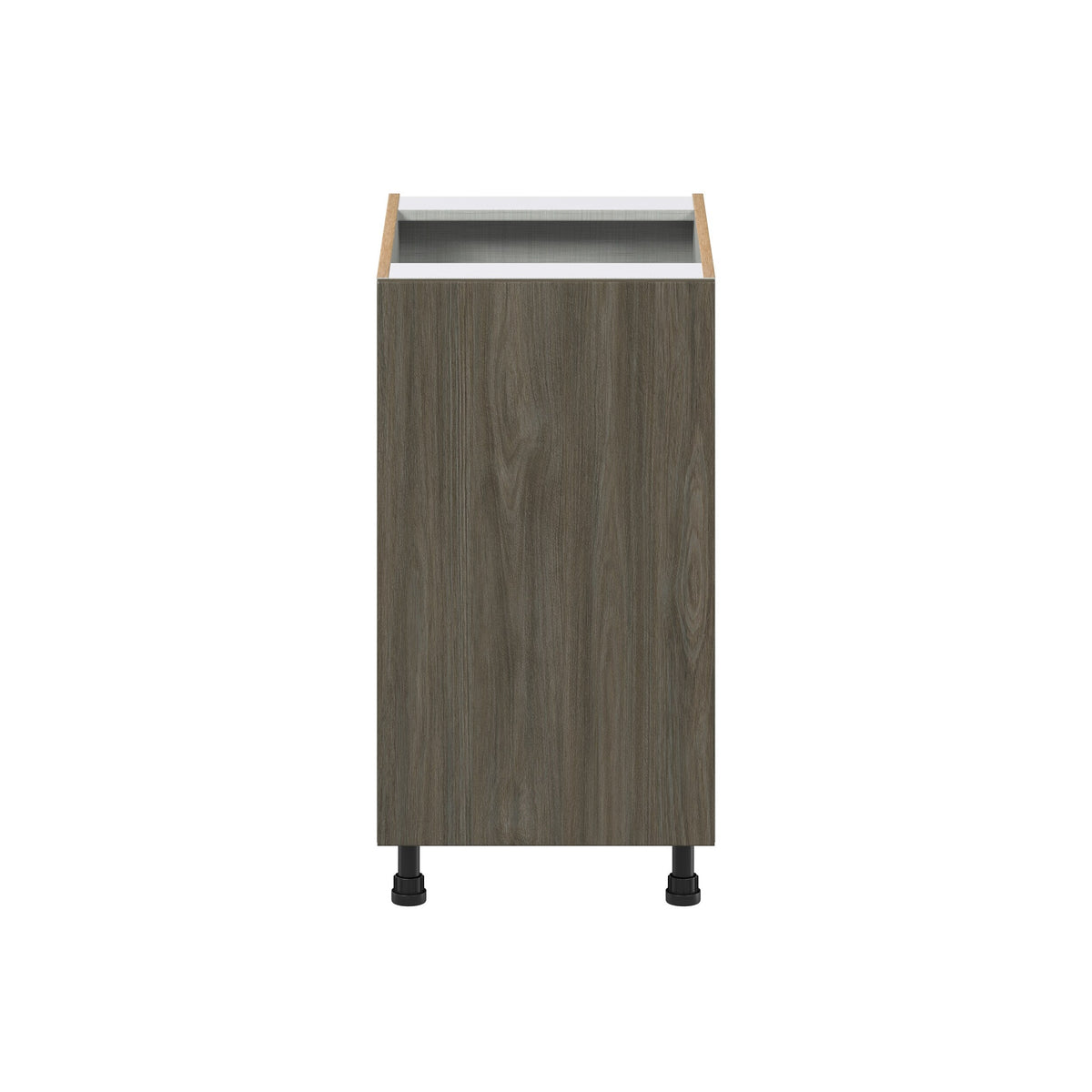 Hugo&Borg Savane 18-in W x 34.5-in H x 24-in D Textmel 1-Drawer Pull-out Cabinet Base Fully Assembled Cabinet (Flat Panel Style)