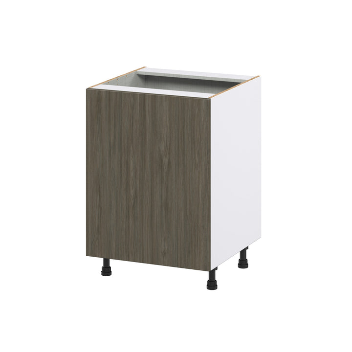 Hugo&Borg Savane 24-in W x 34.5-in H x 24-in D Textmel Pull-out Cabinet Base Fully Assembled Cabinet (Flat Panel Slab Style)