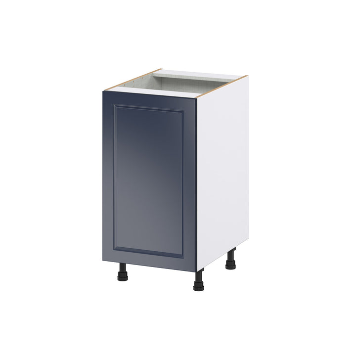Hugo&Borg Lorette 18-in W x 34.5-in H x 24-in D Navy Blue 1-Drawer Pull-out Cabinet Base Fully Assembled Cabinet (Recessed Panel Style)