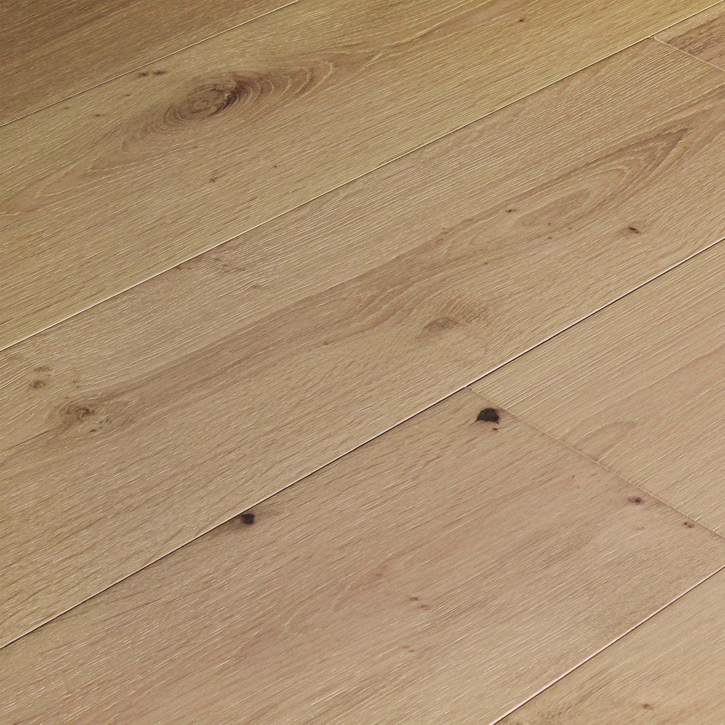 Element Flooring Stoneboro Moultrie European White Oak 7-1/2-in W x 3/8-in T x Varying Length Wirebrushed Engineered Hardwood Flooring (39.06-sq ft / Carton)