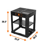 WEN 6588T Multi-Purpose Planer Stand with Storage Shelf and Rolling Base, 23.8 x 20.8 in