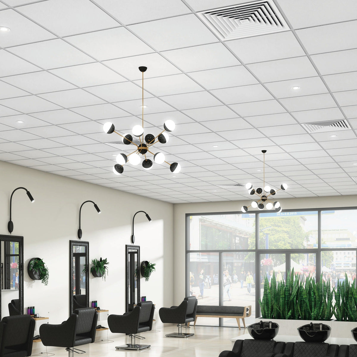 Armstrong Ceilings 50-Pack Snap-On Inside/Outside Corner Ceiling Grid Covers, 1-sq ft Coverage