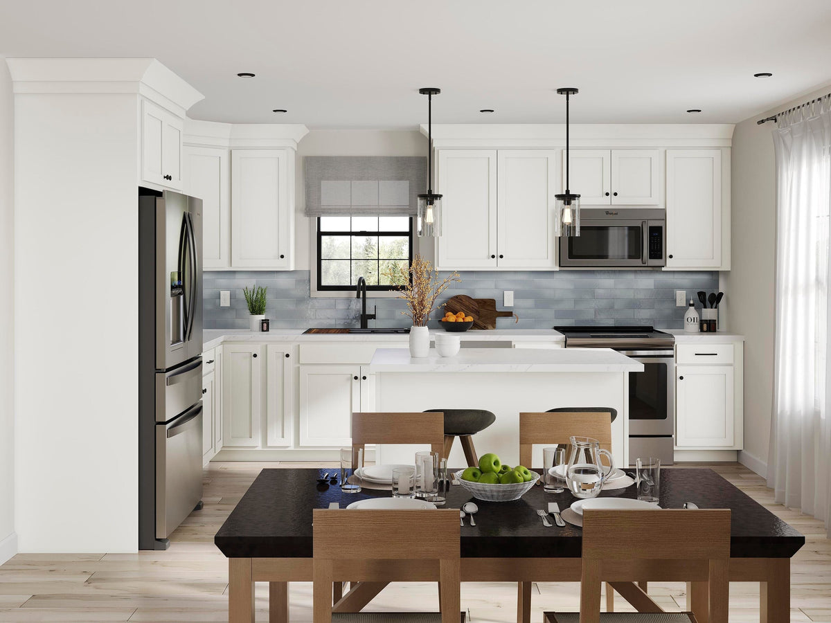 Shenandoah PRO Express Breckenridge 18-in W x 34.5-in H x 24-in D Linen Partial Overlay 3-Drawer Base Fully Assembled Plywood Cabinet