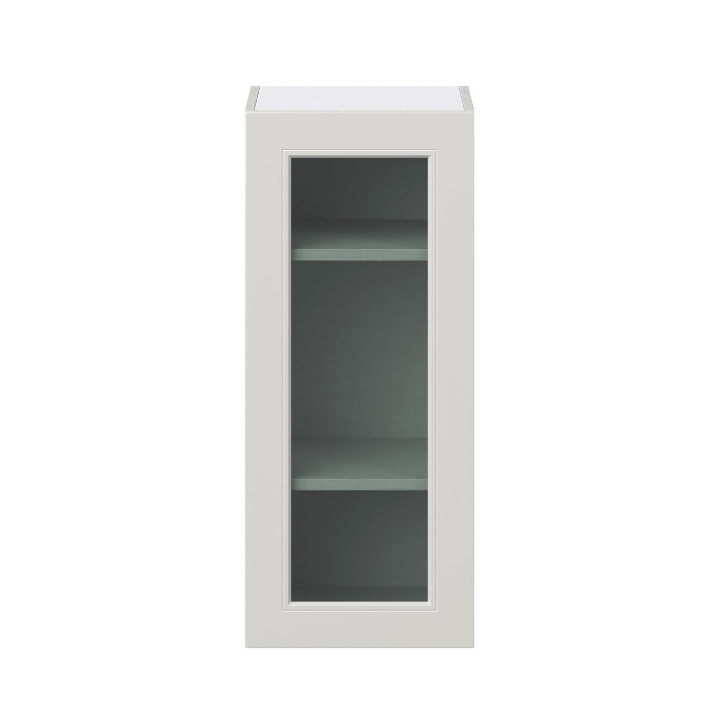 Hugo&Borg Belcourt 15-in W x 35-in H x 14-in D Gray Painted Wall Fully Assembled Cabinet (Recessed Panel Shaker Door Style)