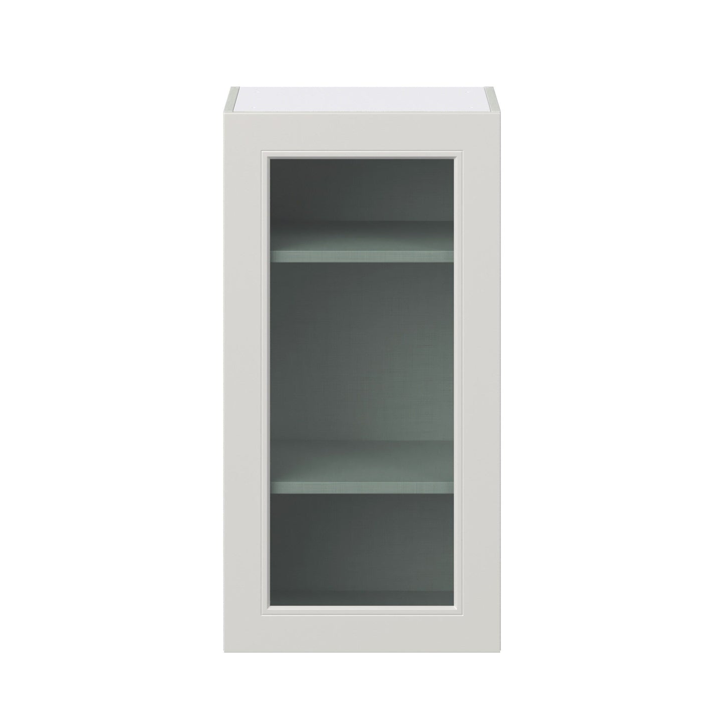 Hugo&Borg Belcourt 18-in W x 35-in H x 14-in D Gray Painted Wall Fully Assembled Cabinet (Recessed Panel Shaker Door Style)