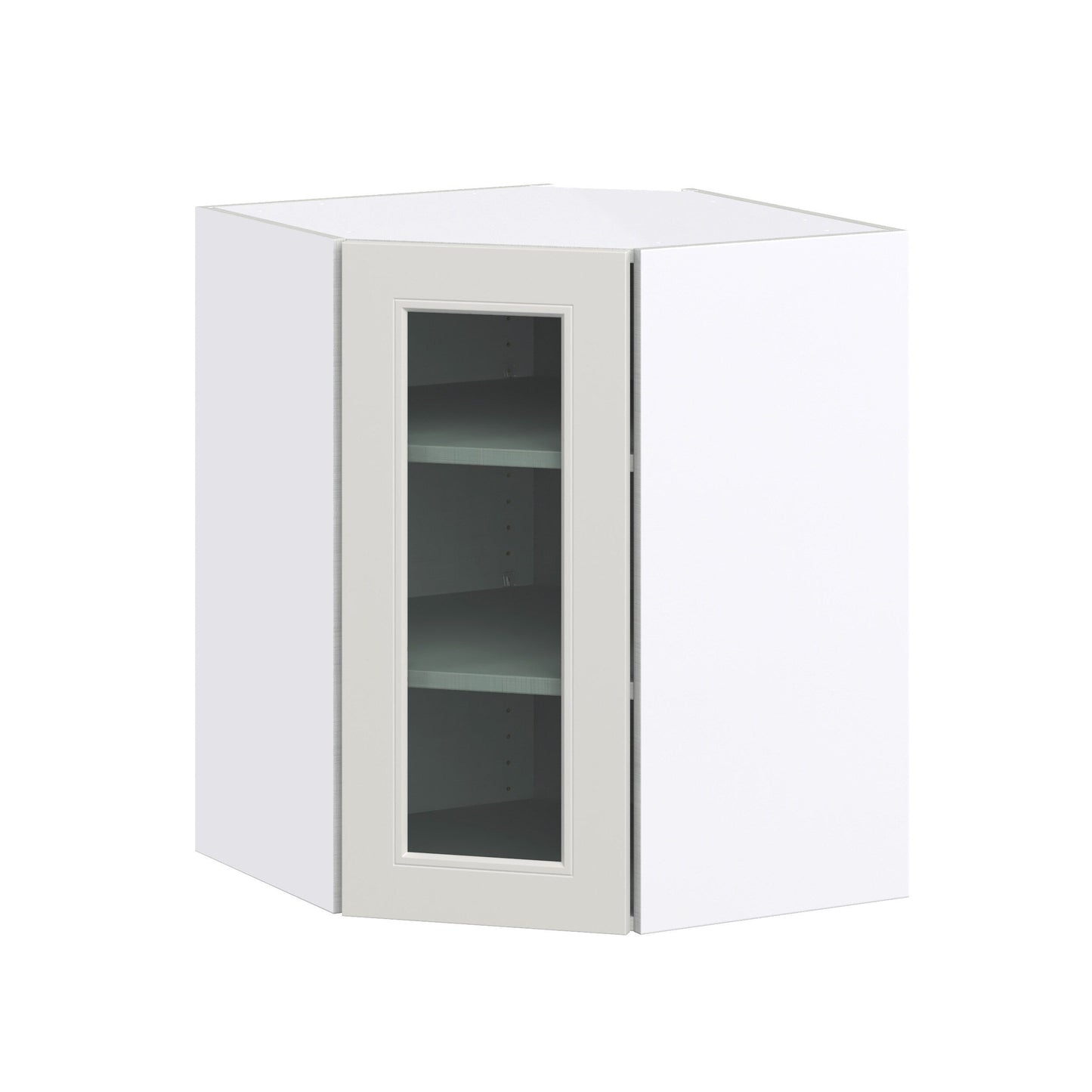 Hugo&Borg Belcourt 24-in W x 30-in H x 14-in D Gray Painted Wall Fully Assembled Cabinet (Recessed Panel Shaker Door Style)
