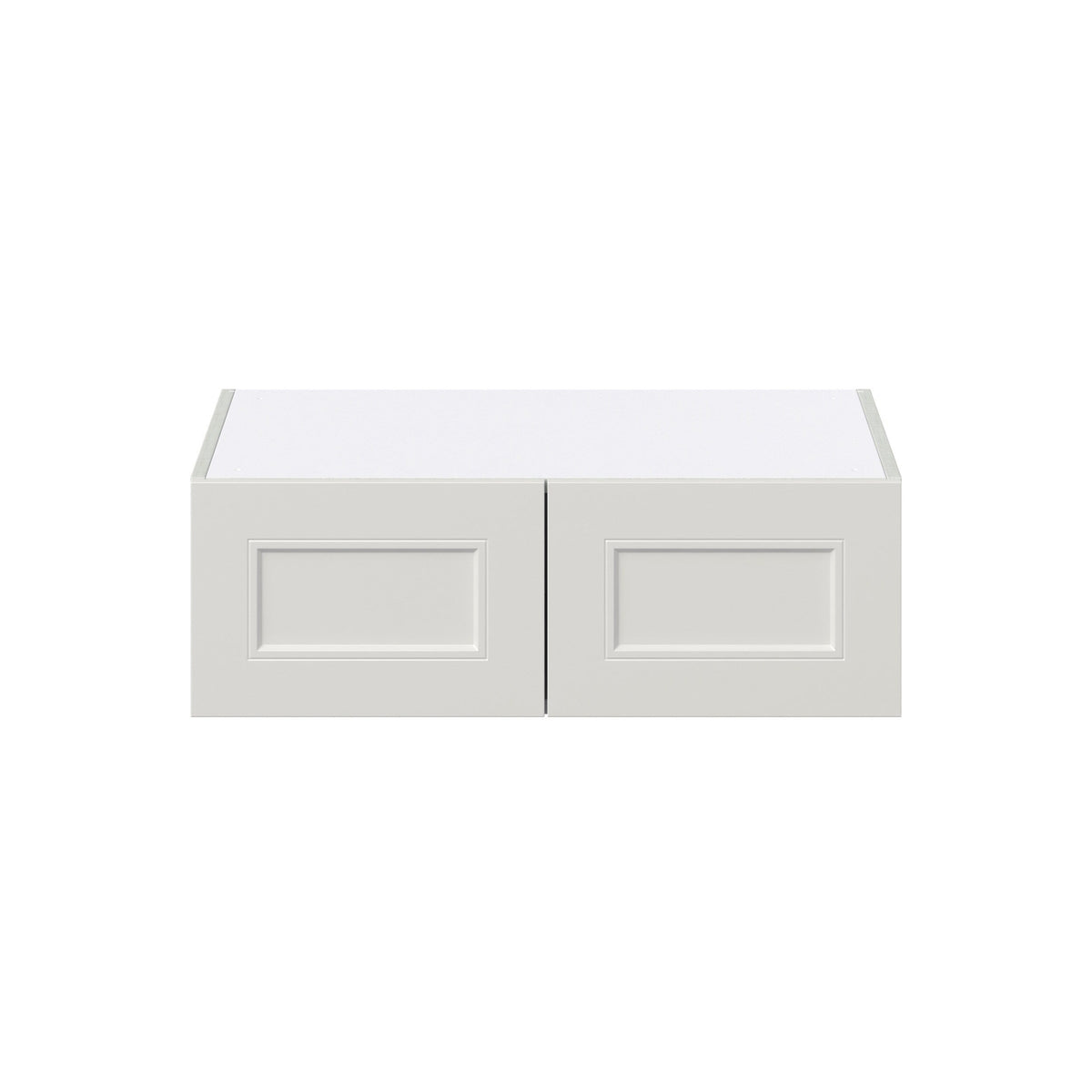 Hugo&Borg Belcourt 30-in W x 10-in H x 24-in D Gray Painted Wall Fully Assembled Cabinet (Recessed Panel Shaker Door Style)