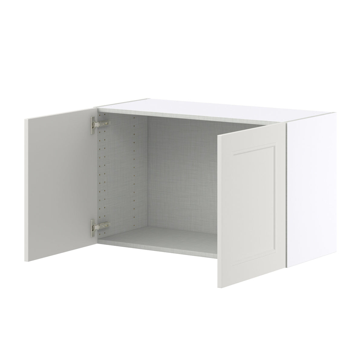 Hugo&Borg Belcourt 33-in W x 20-in H x 14-in D Gray Painted Wall Fully Assembled Cabinet (Recessed Panel Shaker Door Style)