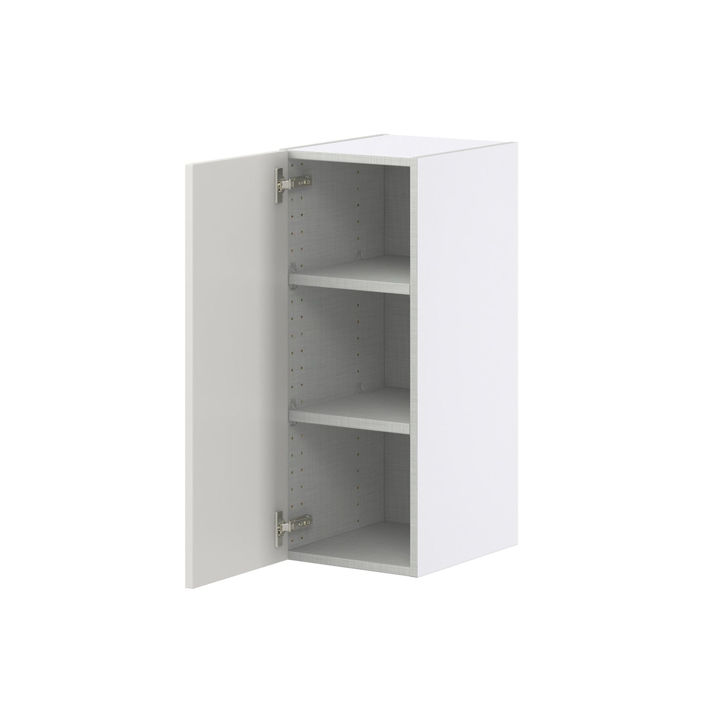 Hugo&Borg Belcourt 12-in W x 30-in H x 14-in D Gray Painted Wall Fully Assembled Cabinet (Recessed Panel Shaker Door Style)