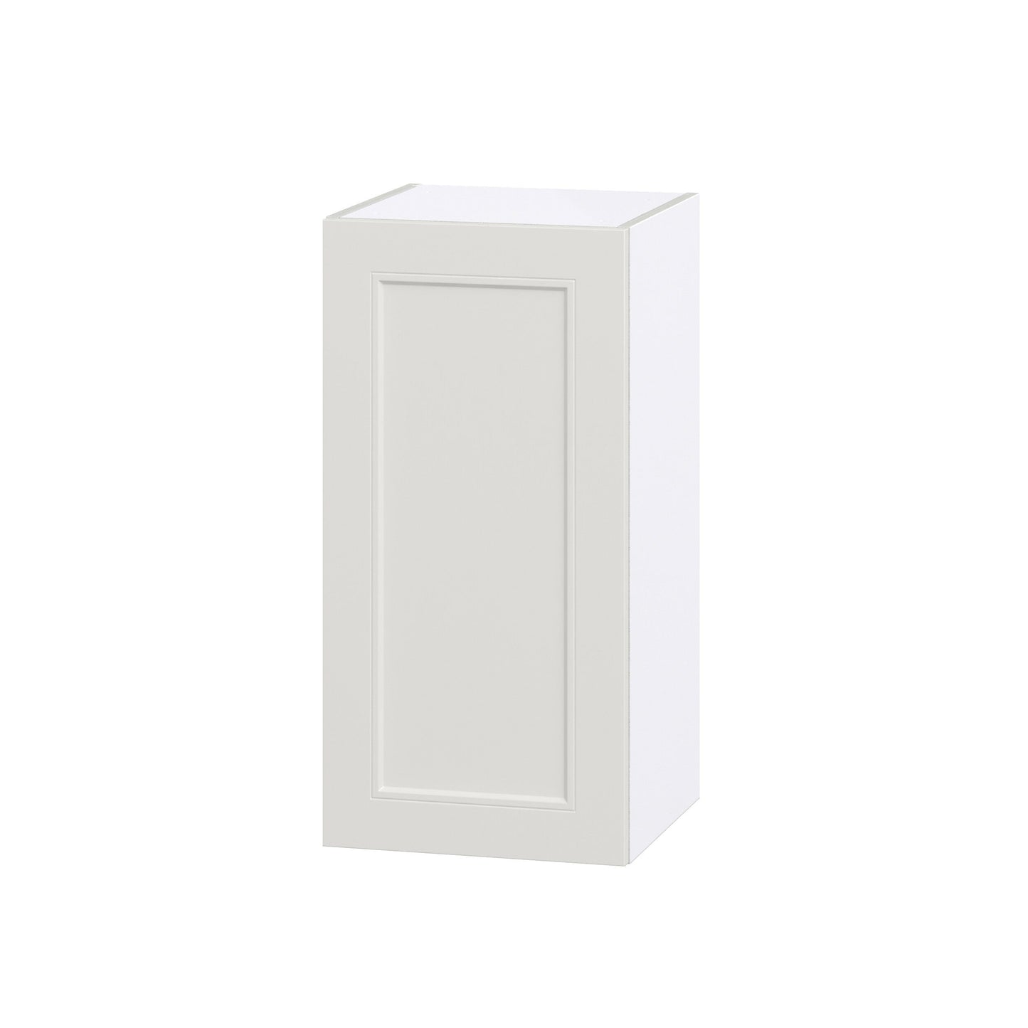 Hugo&Borg Belcourt 15-in W x 30-in H x 14-in D Gray Painted Wall Fully Assembled Cabinet (Recessed Panel Shaker Door Style)