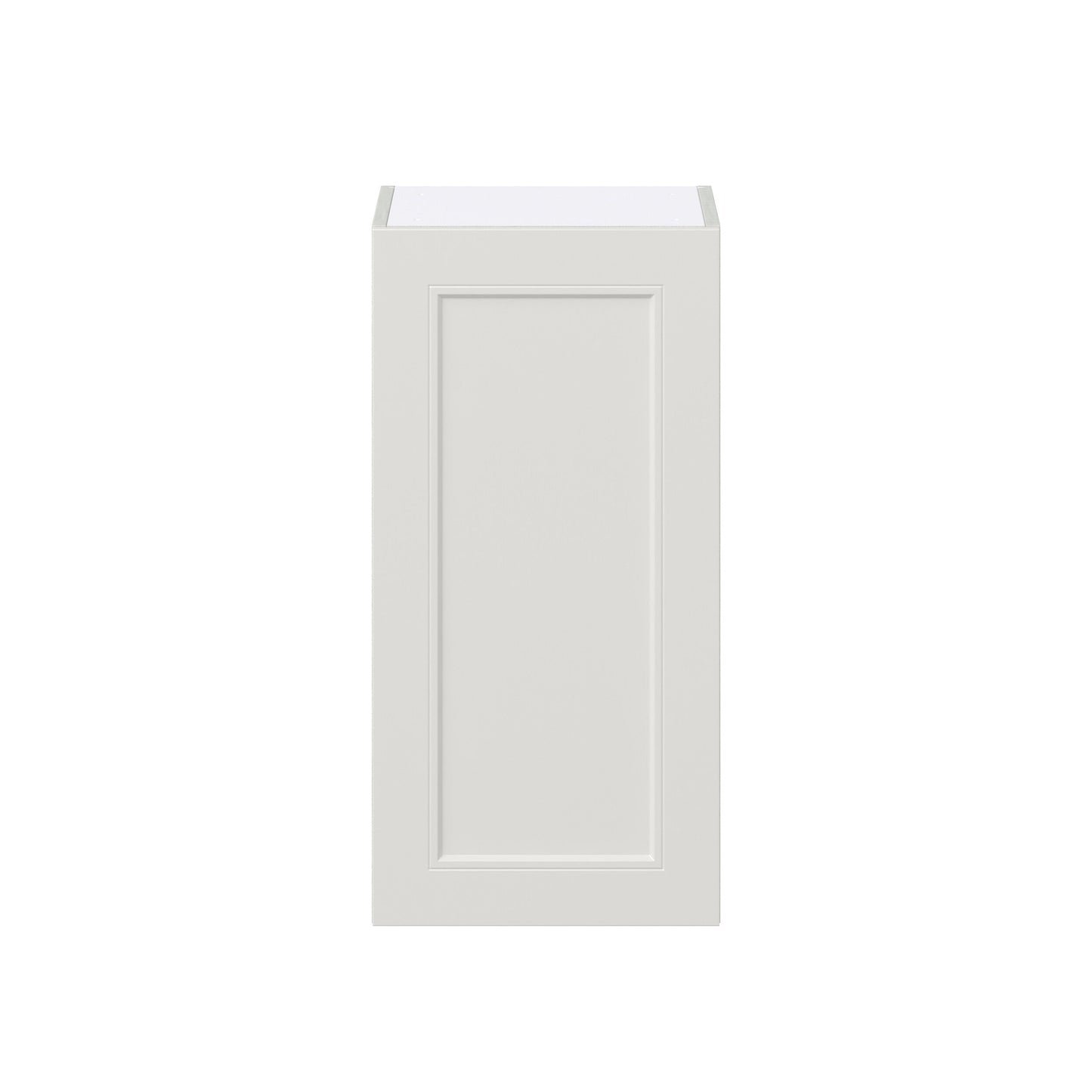 Hugo&Borg Belcourt 15-in W x 30-in H x 14-in D Gray Painted Wall Fully Assembled Cabinet (Recessed Panel Shaker Door Style)