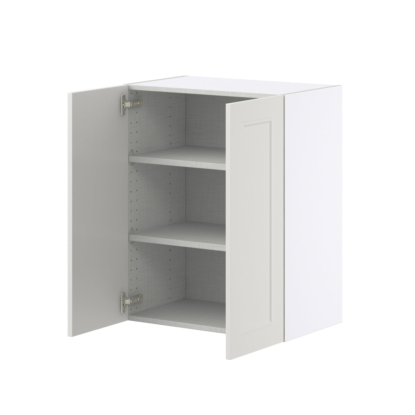 Hugo&Borg Belcourt 24-in W x 30-in H x 14-in D Gray Painted Wall Fully Assembled Cabinet (Recessed Panel Shaker Door Style)