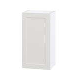 Hugo&Borg Belcourt 18-in W x 35-in H x 14-in D Gray Painted Wall Fully Assembled Cabinet (Recessed Panel Shaker Door Style)