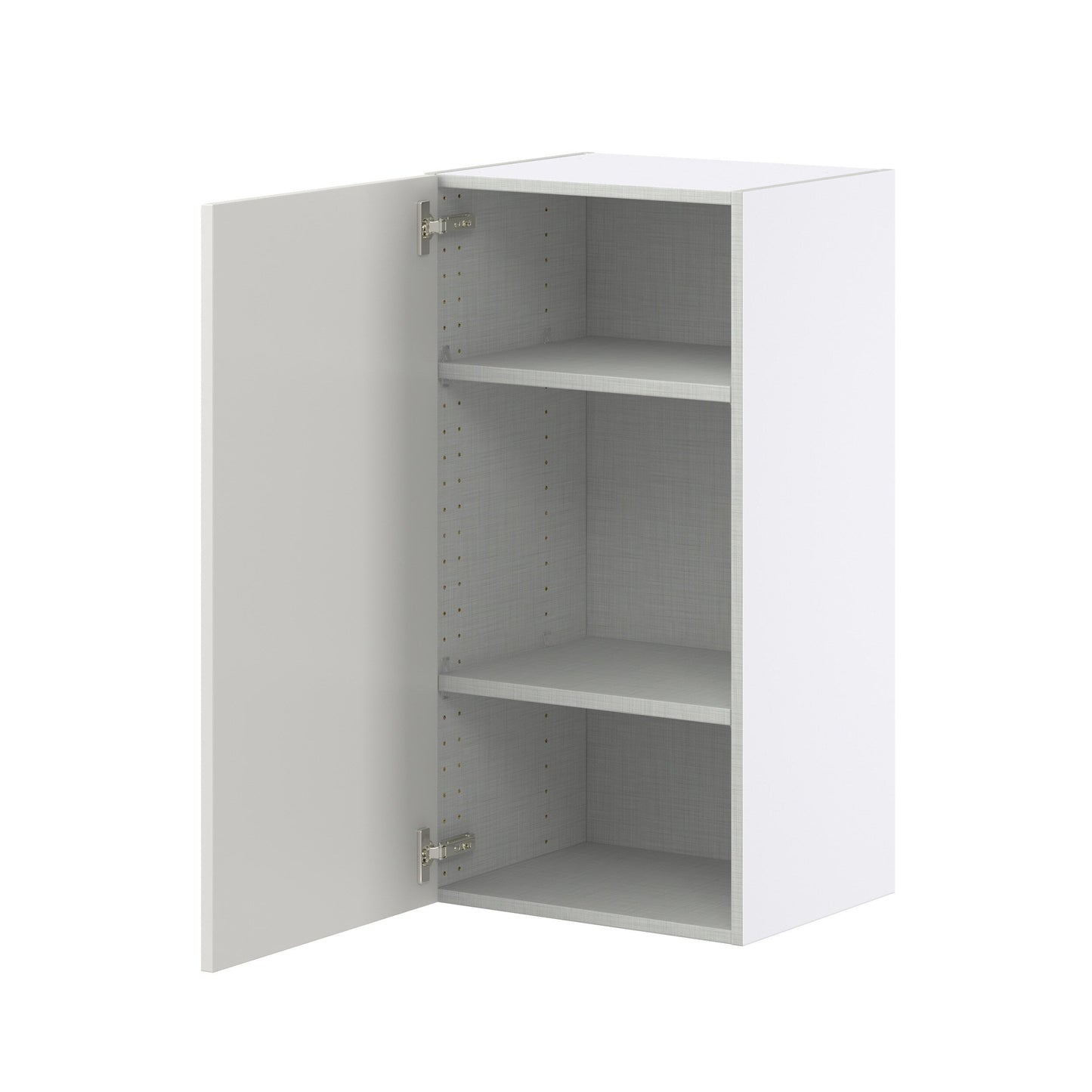Hugo&Borg Belcourt 18-in W x 35-in H x 14-in D Gray Painted Wall Fully Assembled Cabinet (Recessed Panel Shaker Door Style)