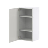 Hugo&Borg Belcourt 18-in W x 35-in H x 14-in D Gray Painted Wall Fully Assembled Cabinet (Recessed Panel Shaker Door Style)