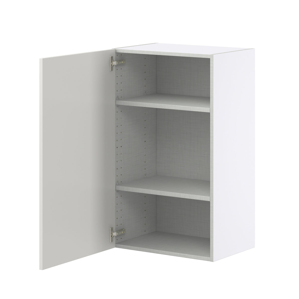 Hugo&Borg Belcourt 21-in W x 35-in H x 14-in D Gray Painted Wall Fully Assembled Cabinet (Recessed Panel Shaker Door Style)