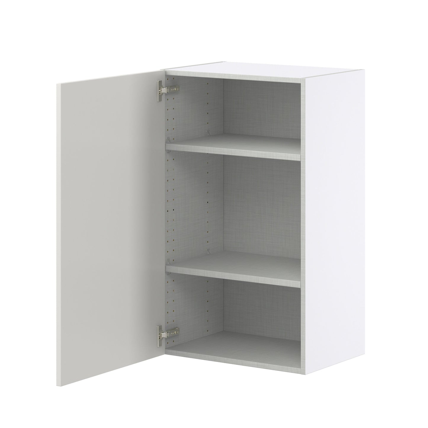 Hugo&Borg Belcourt 21-in W x 35-in H x 14-in D Gray Painted Wall Fully Assembled Cabinet (Recessed Panel Shaker Door Style)