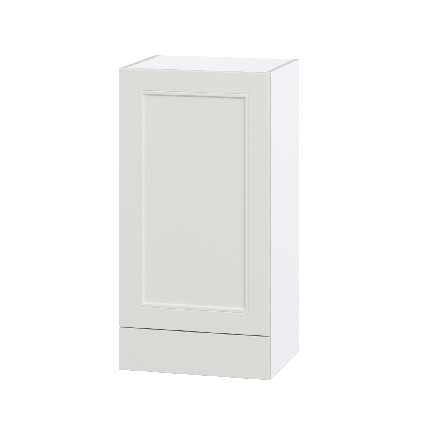 Hugo&Borg Belcourt 18-in W x 35-in H x 14-in D Gray Painted 1-Drawer Wall Fully Assembled Cabinet (Recessed Panel Shaker Style)