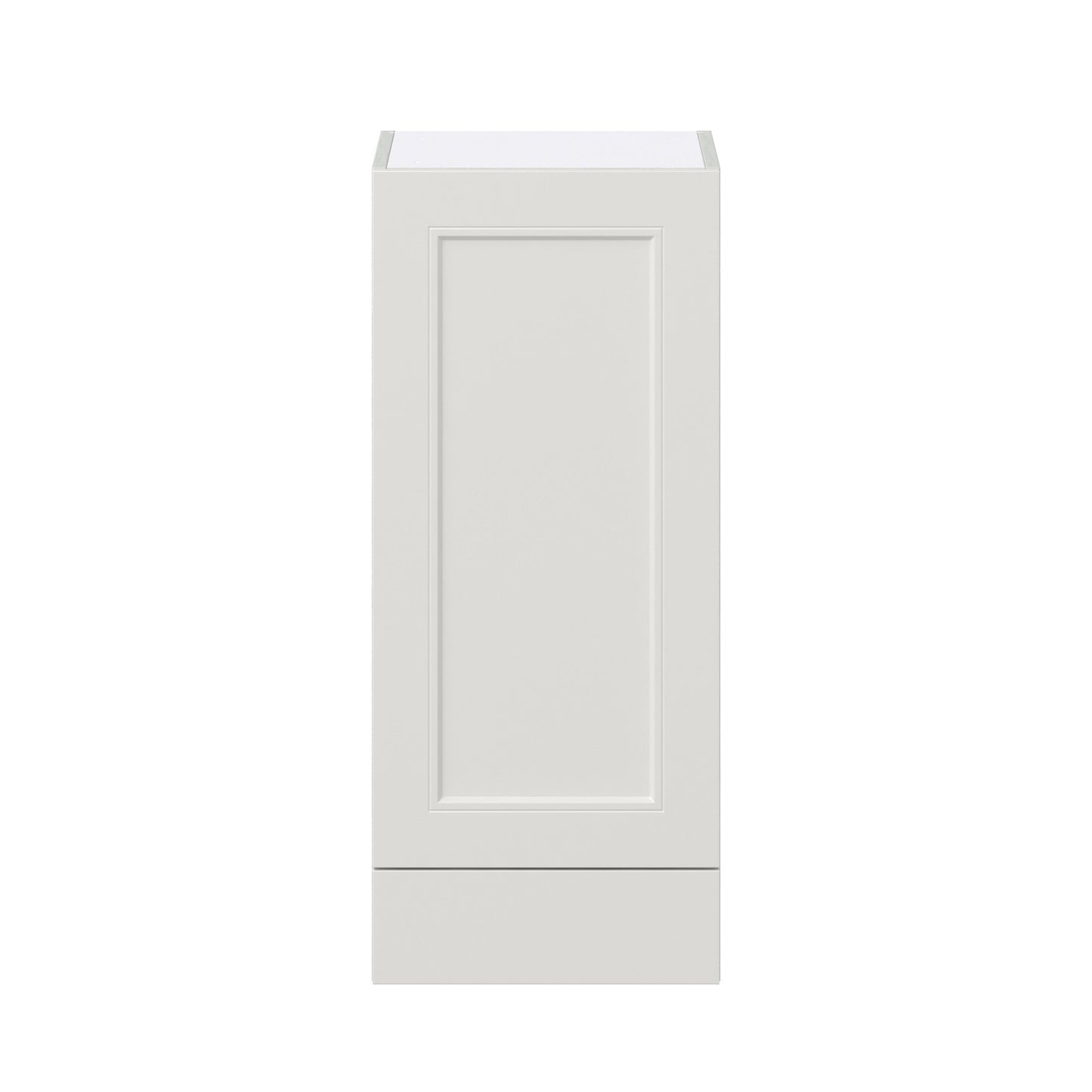 Hugo&Borg Belcourt 15-in W x 35-in H x 14-in D Gray Painted 1-Drawer Wall Fully Assembled Cabinet (Recessed Panel Shaker Style)