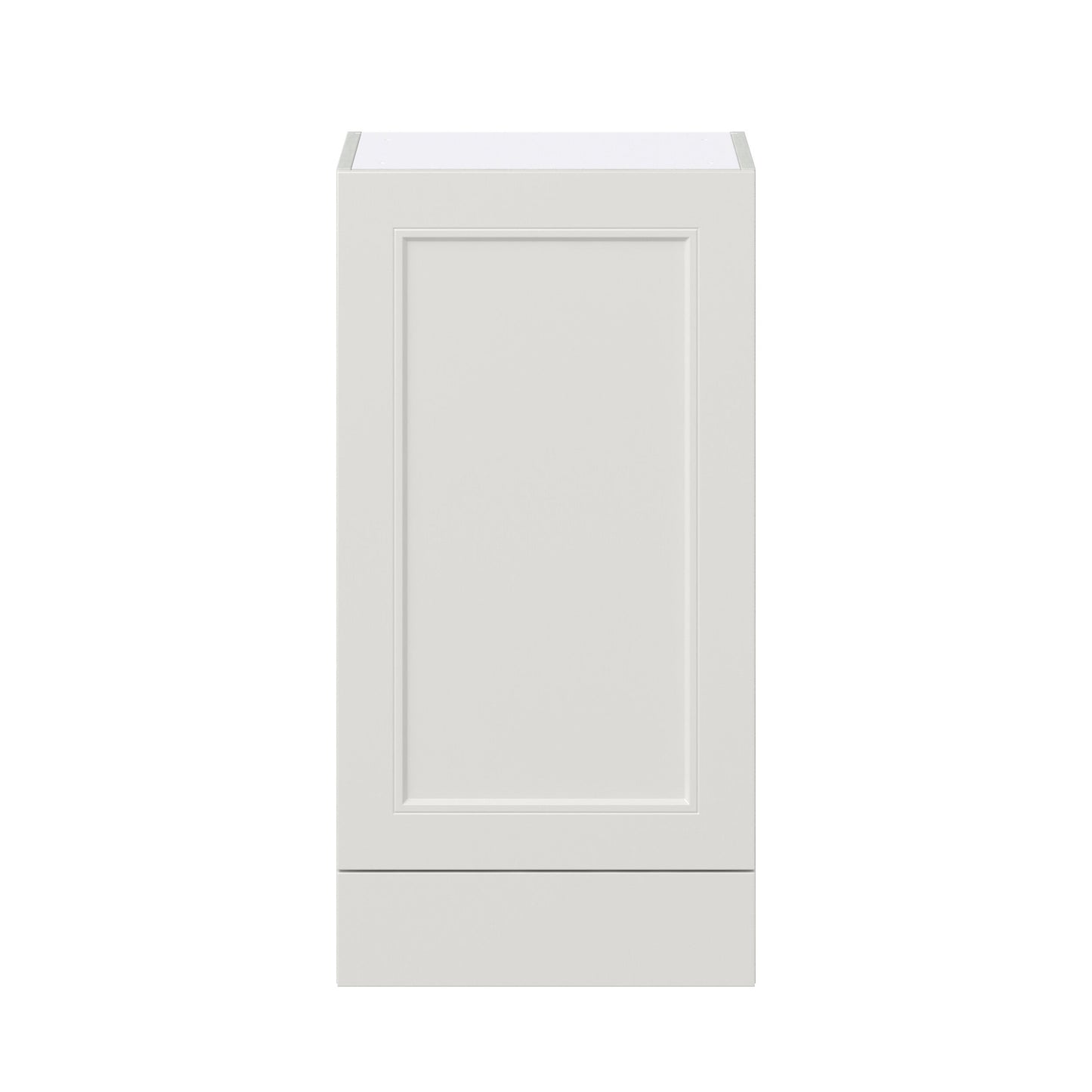 Hugo&Borg Belcourt 18-in W x 35-in H x 14-in D Gray Painted 1-Drawer Wall Fully Assembled Cabinet (Recessed Panel Shaker Style)