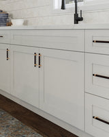 Design House Brookings 15-in W x 34.5-in H x 24-in D White Maple L-shaped 1-Drawer Base Fully Assembled Plywood Cabinet (Recessed Panel Shaker Style)