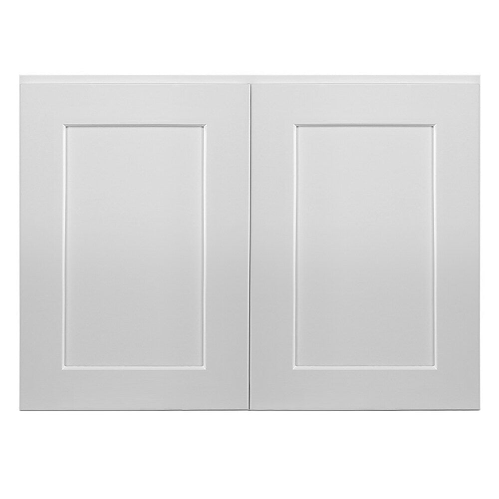 Design House Brookings 33-in W x 24-in H x 12-in D White Maple Wall Ready To Assemble Plywood Cabinet (Recessed Panel Shaker Door Style)