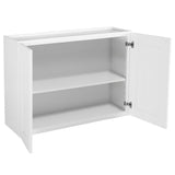 Design House Brookings 33-in W x 24-in H x 12-in D White Maple Wall Ready To Assemble Plywood Cabinet (Recessed Panel Shaker Door Style)