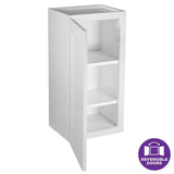 Design House Brookings 18-in W x 36-in H x 12-in D White Maple Wall Fully Assembled Plywood Cabinet (Recessed Panel Shaker Door Style)