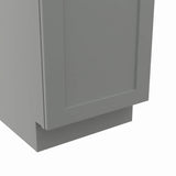 RELIABILT Overlake 18-in W x 90-in H x 24-in D Gray Pantry Ready To Assemble Plywood Cabinet (Recessed Panel Shaker Door Style)
