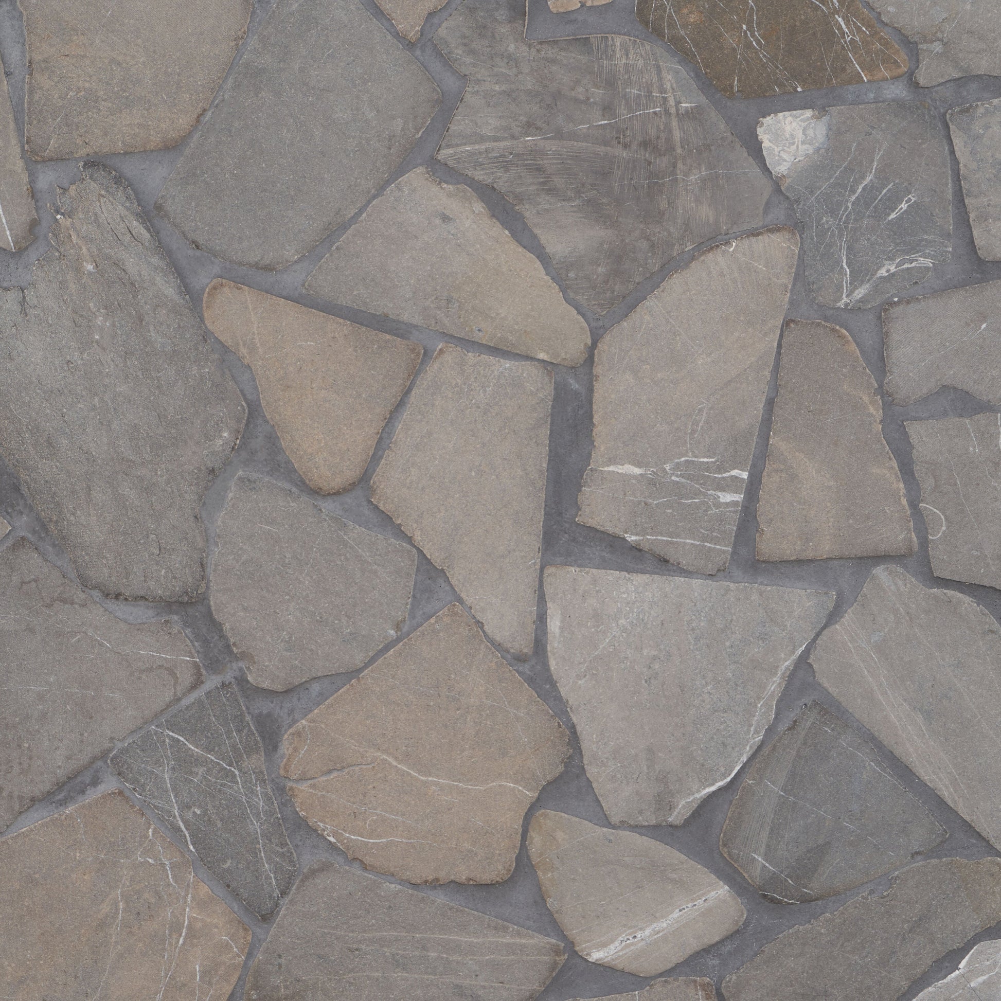 Artmore Tile Landscape Flagstone Java Gray 36-in x 36-in Honed Natural stone Marble Marble look Pebble Mosaic Wall Tile product image