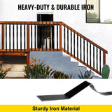 VEVOR Classic Composite Series 1-in x 1-in x 3-ft Iron Deck Post