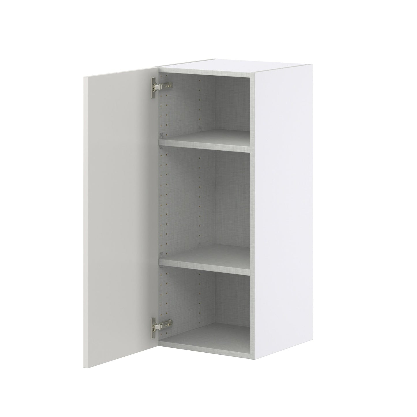 Hugo&Borg Belcourt 15-in W x 35-in H x 14-in D Gray Painted Wall Fully Assembled Cabinet (Recessed Panel Shaker Door Style)