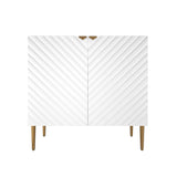 Clihome 15.75-in W x 31-in H Mdf White Freestanding Utility Storage Cabinet