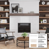 Apollo Tile Bois Maple 24-in x 48-in Matte Porcelain Chevron Wood Look Floor and Wall Tile (15.49-sq. ft/ Carton)