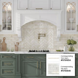 Apollo Tile Antiek 10-Pack White 1/2-in x 8-in Ceramic Pencil Tile (0.7-sq. ft/ Carton)