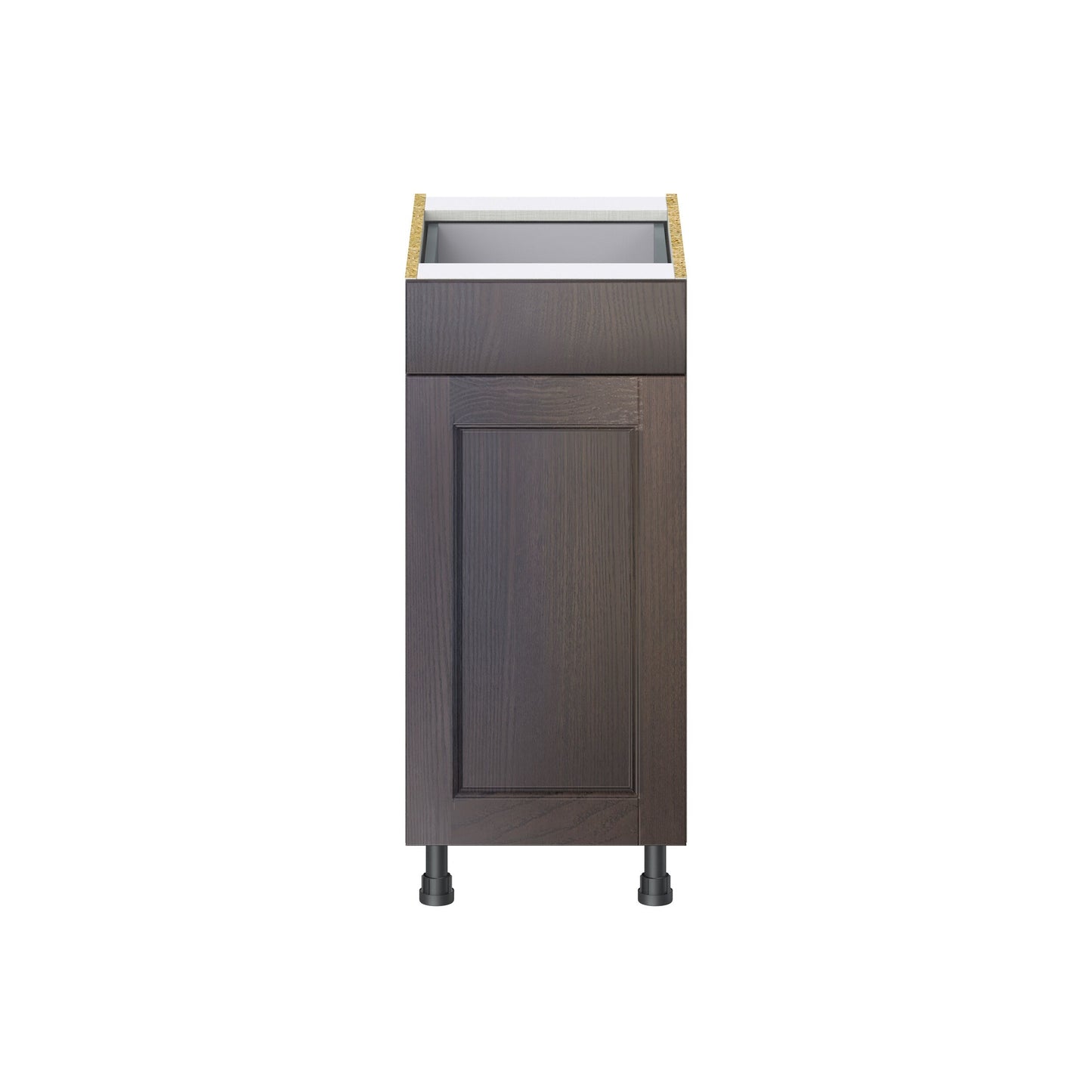 Hugo&Borg 15-in W x 34.5-in H x 24-in D Wood 1-Drawer Sink Base Fully Assembled Cabinet (Recessed Panel Style)