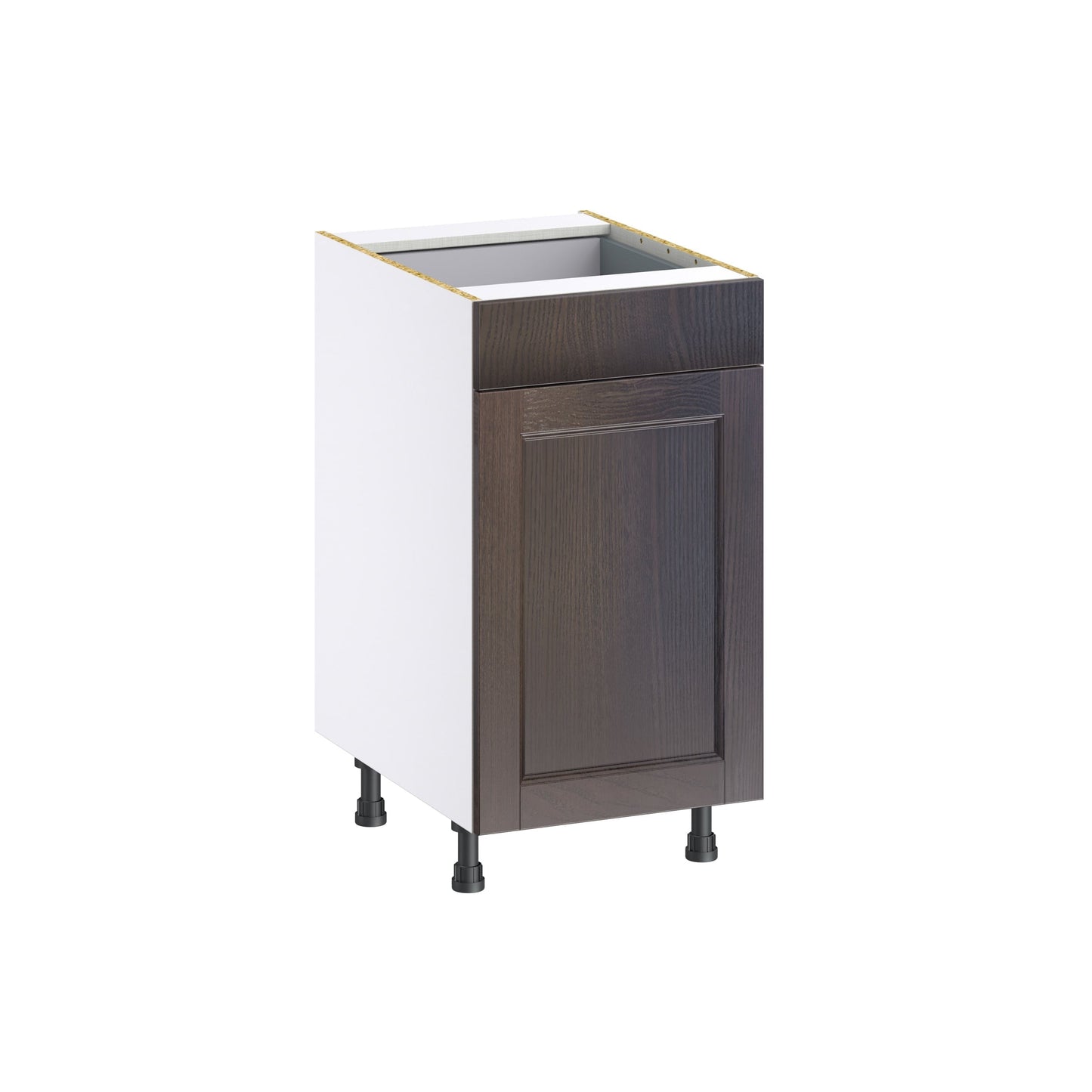 Hugo&Borg 18-in W x 34.5-in H x 24-in D Wood 1-Drawer Base Fully Assembled Cabinet (Recessed Panel Style)