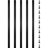 VEVOR 2-ft Black Aluminum Railing Panel (76-Pack)