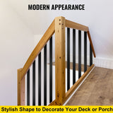 VEVOR 2-ft Black Aluminum Railing Panel (76-Pack)