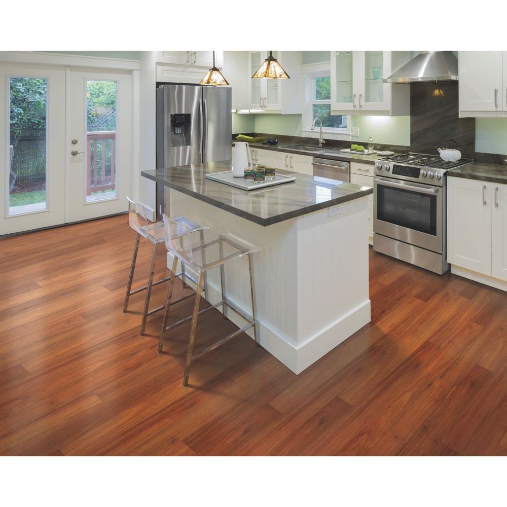 Quick-Step Studio QuickStep Studio + Spill Repel Laguna Acacia 12-mm T x 5-in W x 48-in L Waterproof Wood Plank Laminate Flooring (13.74-sq ft / Carton)