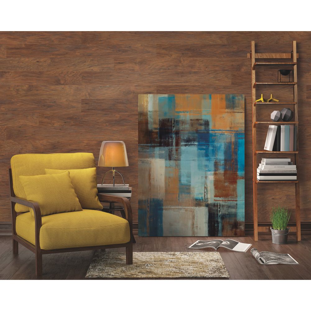 QuickStep Studio + Spill Repel Toasted Chestnut 4.85-in W x 3.93-ft L Handscraped Waterproof Laminate Flooring, 12-mm Total Thickness