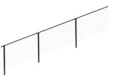 CityPost Stair Face Mount Steel Deck Cable Rail Kit