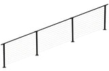 CityPost Stair Deck Mount x 36-in Steel Deck Cable Rail Kit