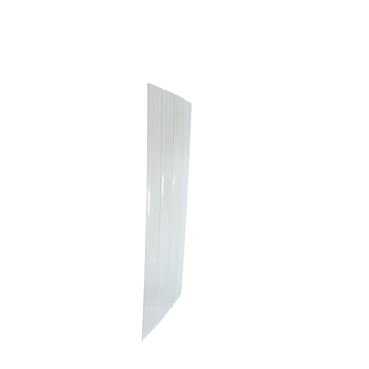 AmeriLux International MR 9 in. 3.16-ft x 8-ft Corrugated Clear Polycarbonate Roof Panel