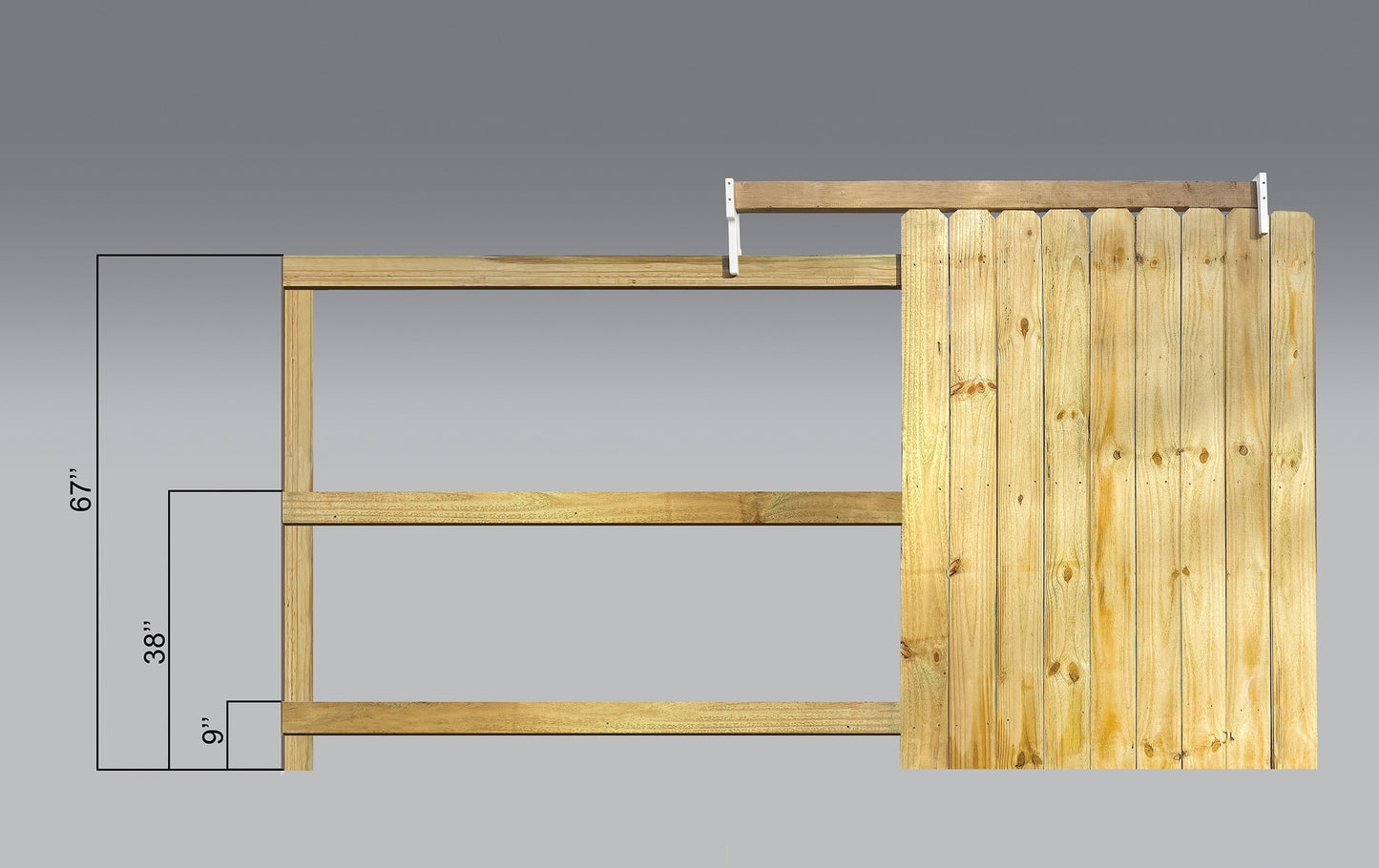 PicketPro 4.5-in White Hdpe Alignment Tool For Wood Fence