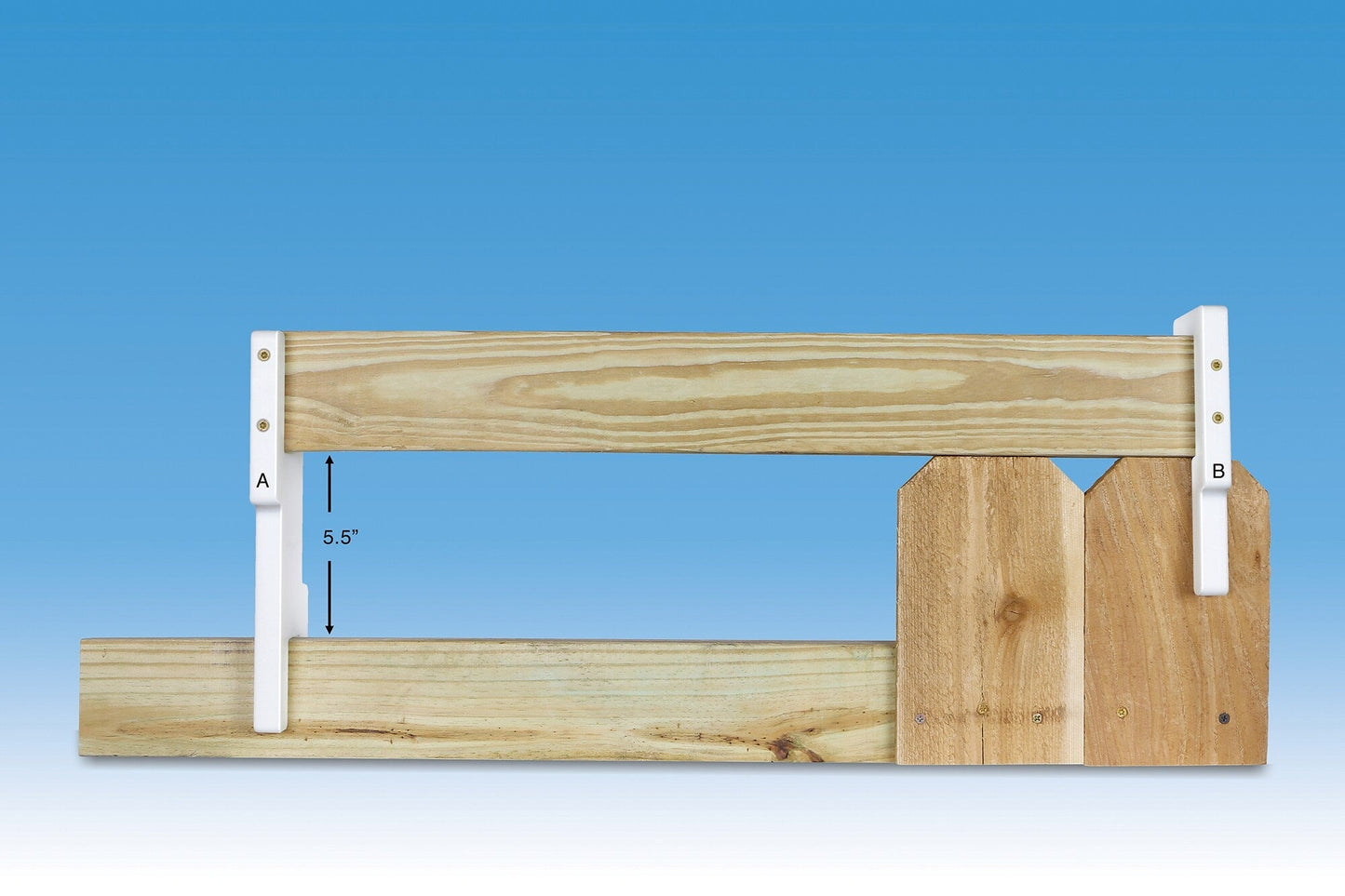 PicketPro 4.5-in White Hdpe Alignment Tool For Wood Fence