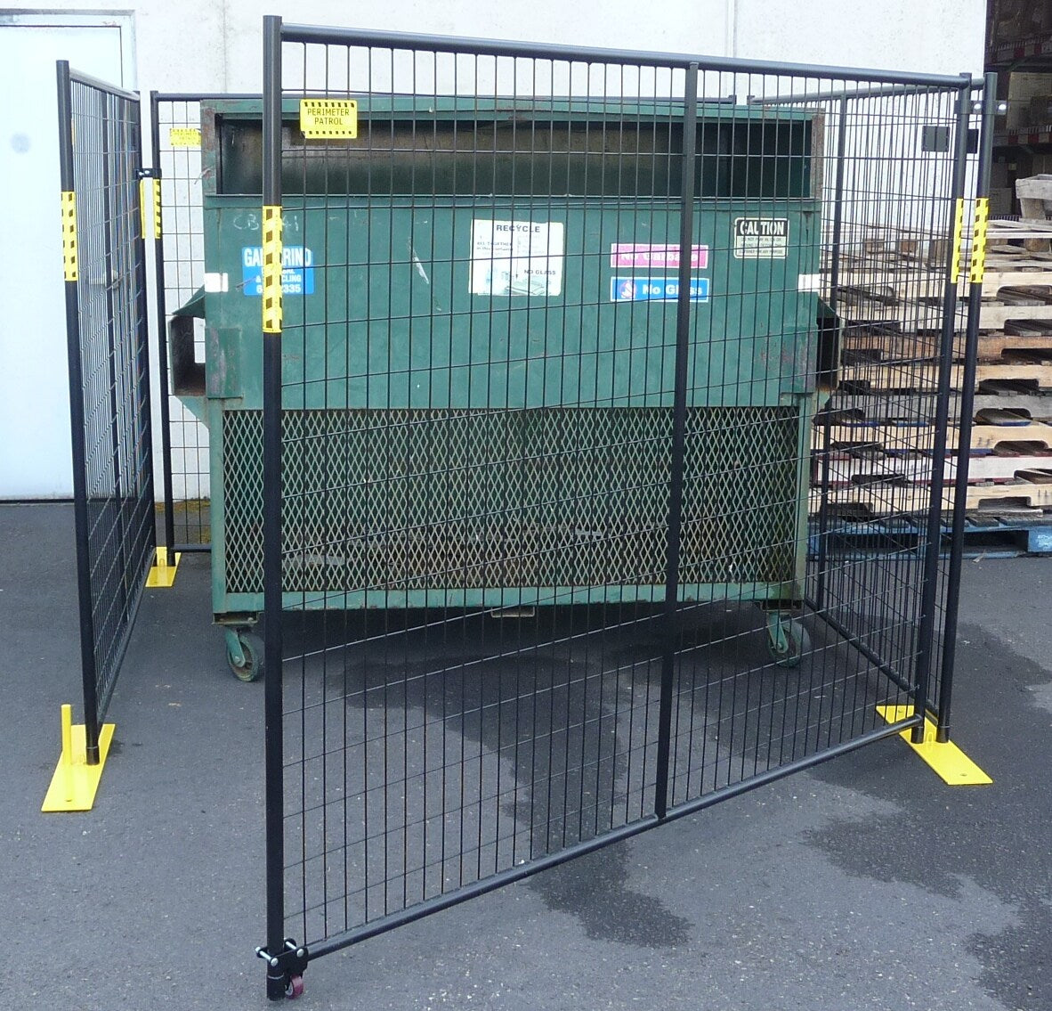 Perimeter Patrol 2-in Black Metal Gate Wheel For Metal Fence